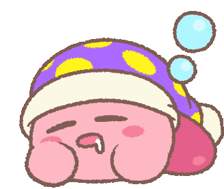gif of Kirby sleeping